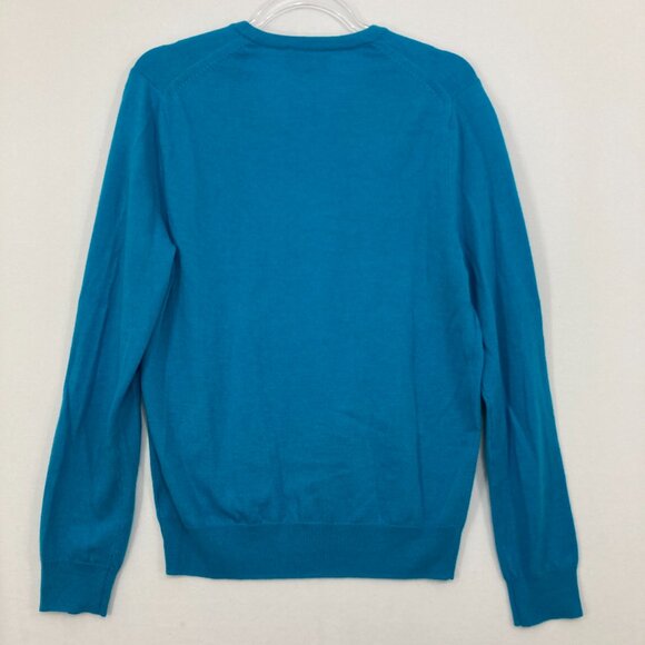 New Express size Small V Neck Merino Wool Pullover Sweater Quiet Luxury - Picture 8 of 9